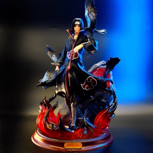  Naruto Uchiha Itachi Crow Hall GK Statue Anime Model Figurine Wholesale